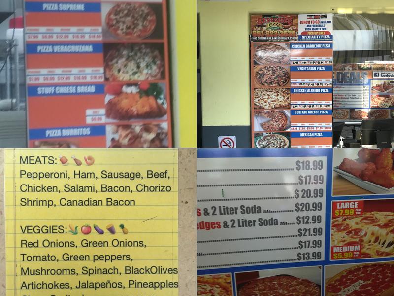 Best Slice Pizza Menu