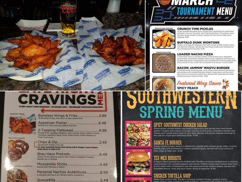 The Bar - Lynndale Menu