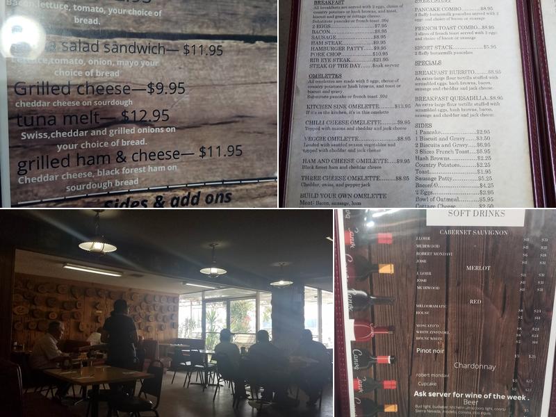 Idle Spur Cafe Menu