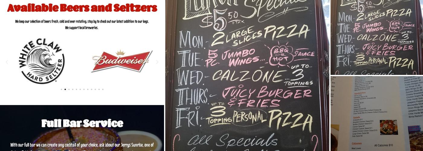 Jerry's Pizza & Pub Menu