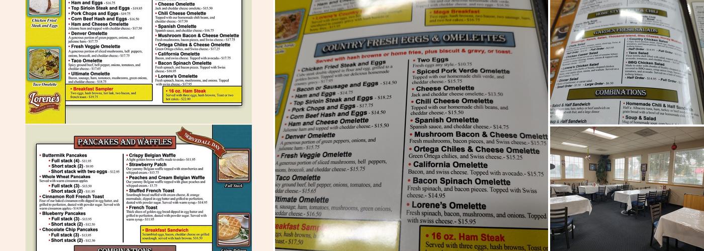 Lorene's Downtown Menu