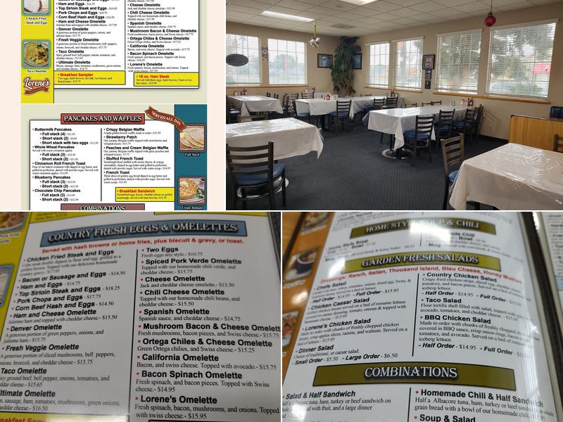 Lorene's Downtown Menu