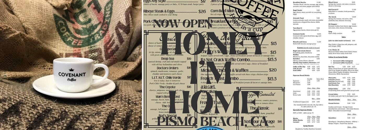 Covenant Coffee Menu