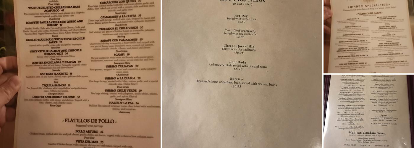 Red Pepper Restaurant Menu