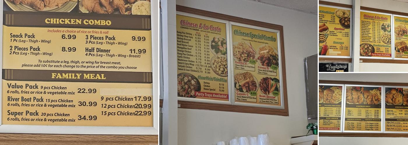 Chopstix Express Menu
