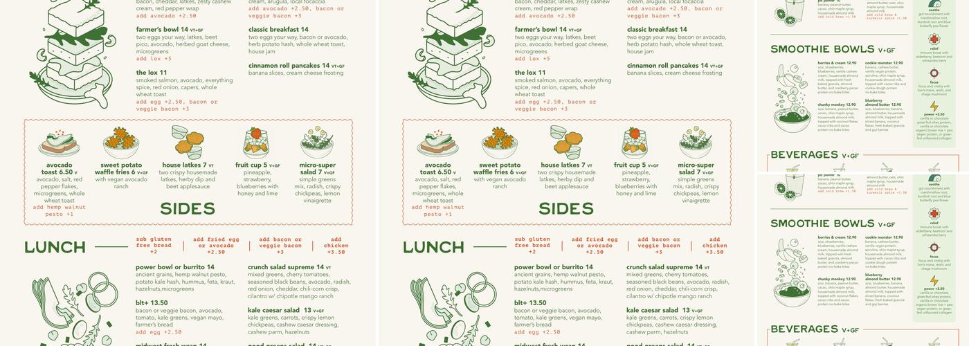 Alchemy Kitchen Menu