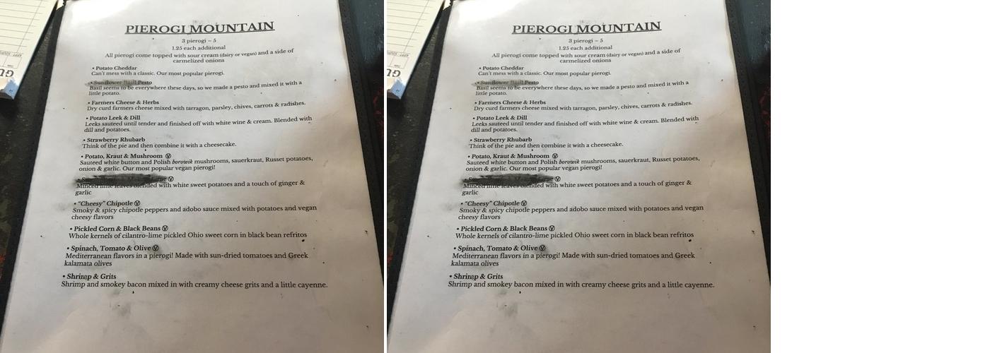 Cafe Bourbon Street Menu