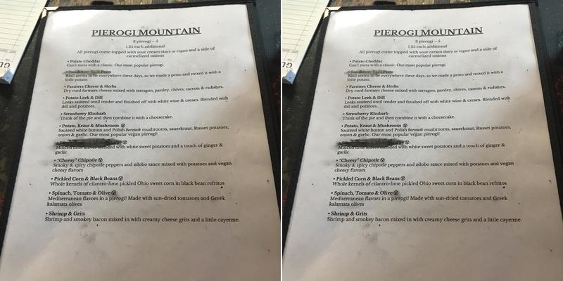 Cafe Bourbon Street Menu