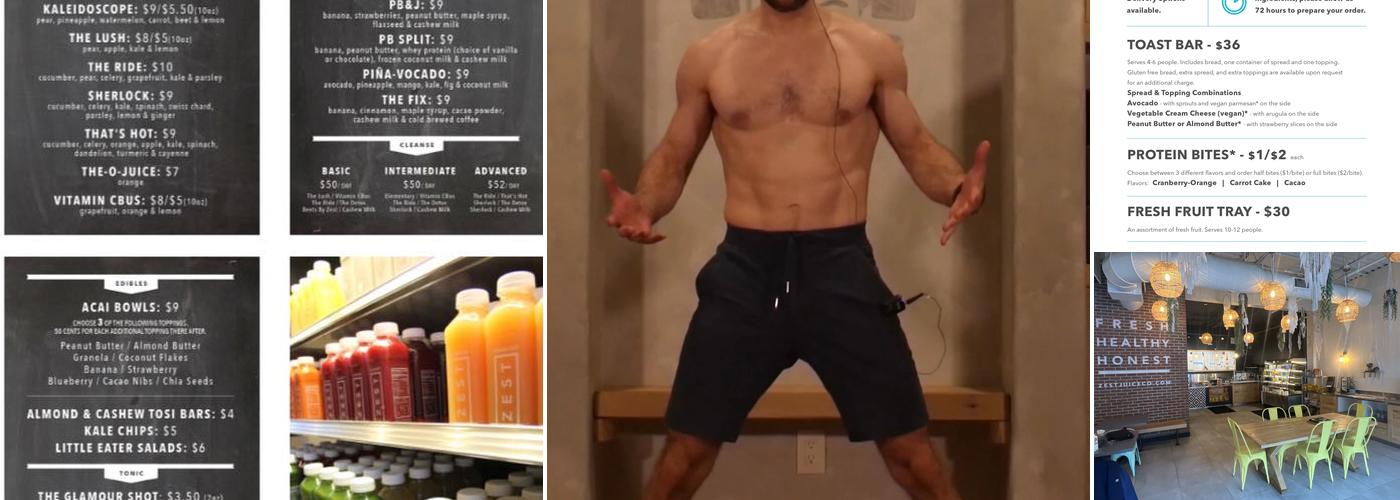 Zest Juice Co Menu