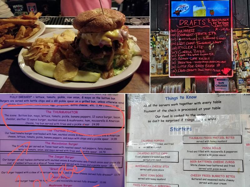 The Thurman Cafe Menu