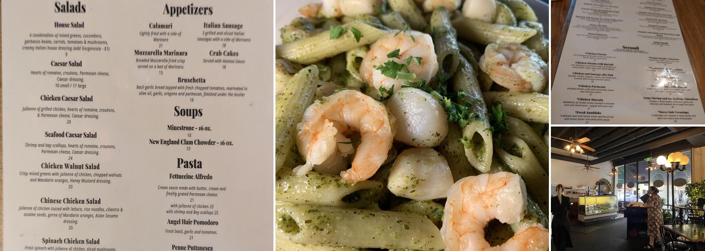 Uricchio's Trattoria Menu