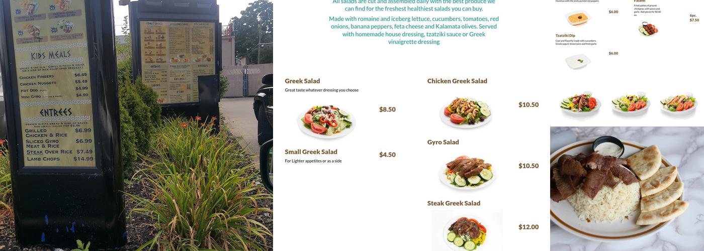 Greek Express Menu