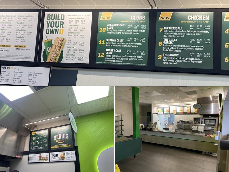 Subway Menu