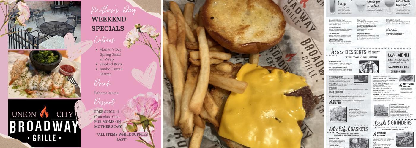 Broadway Grille Menu