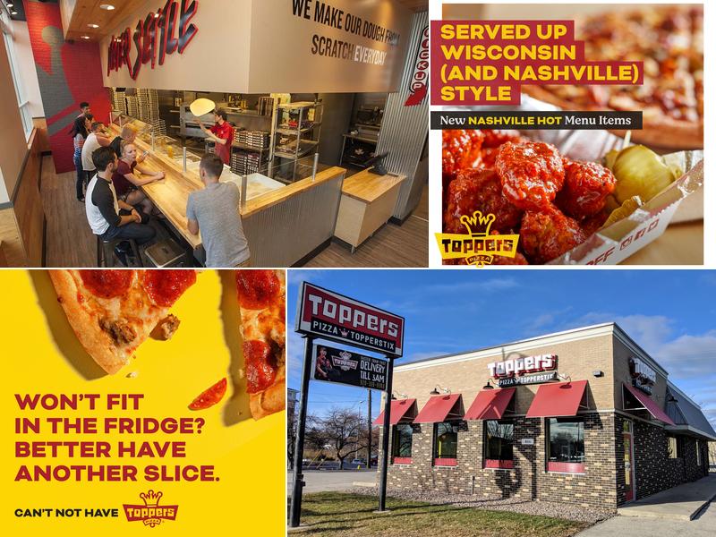 Toppers Pizza 486 Main Ave, De Pere