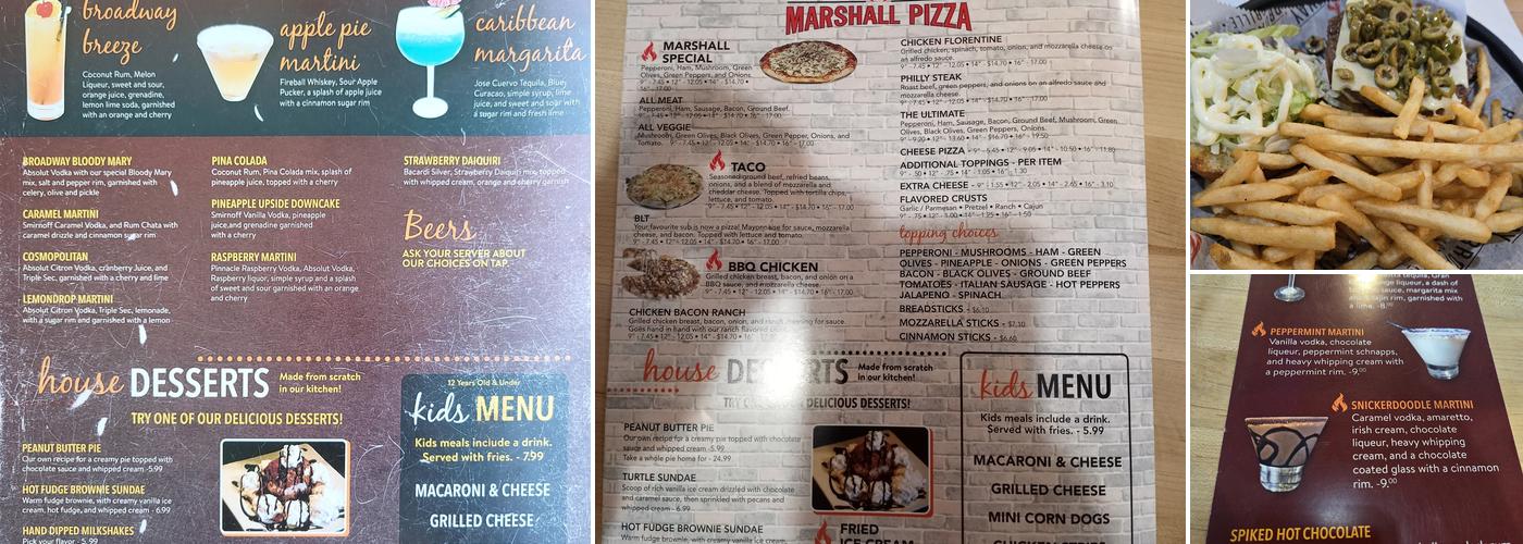 Broadway Grille Menu