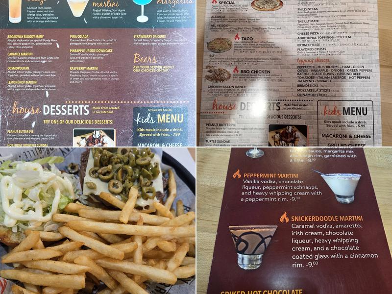 Broadway Grille Menu