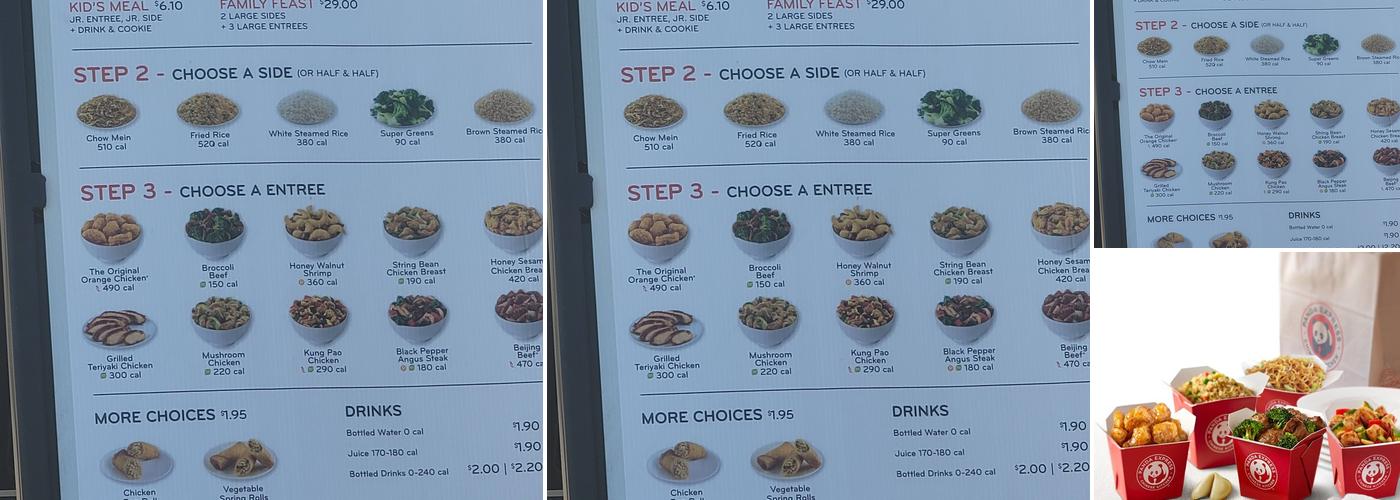 Panda Express Menu
