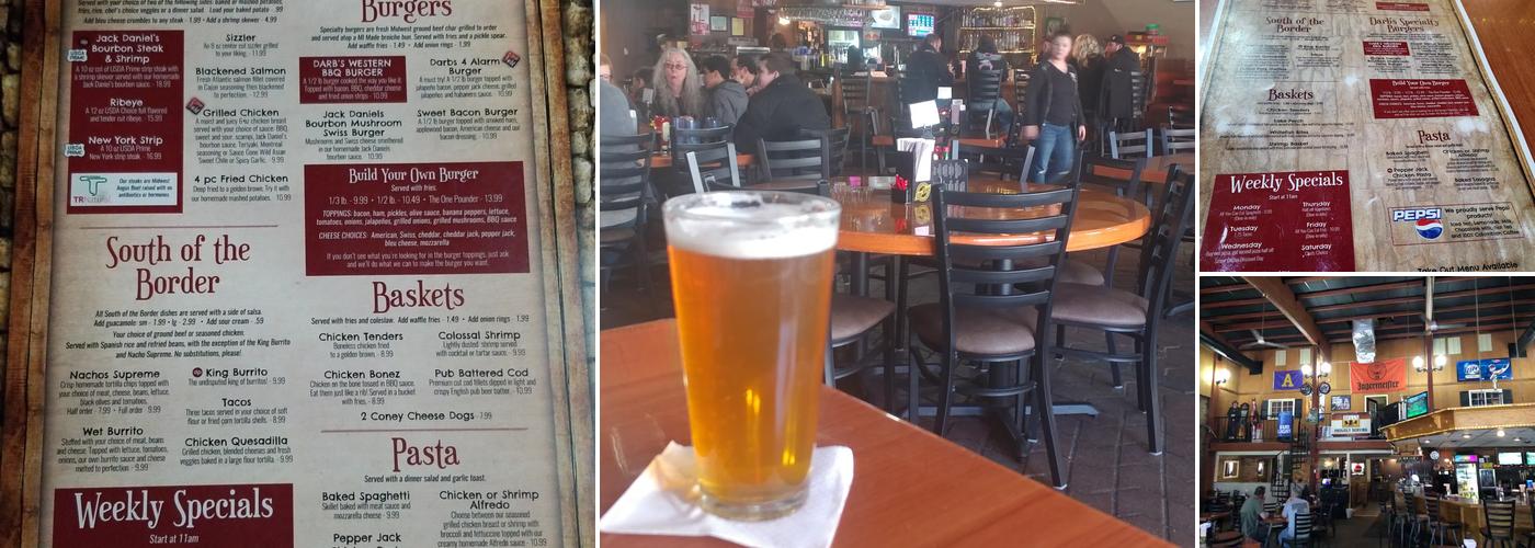 Darb's Patio Menu