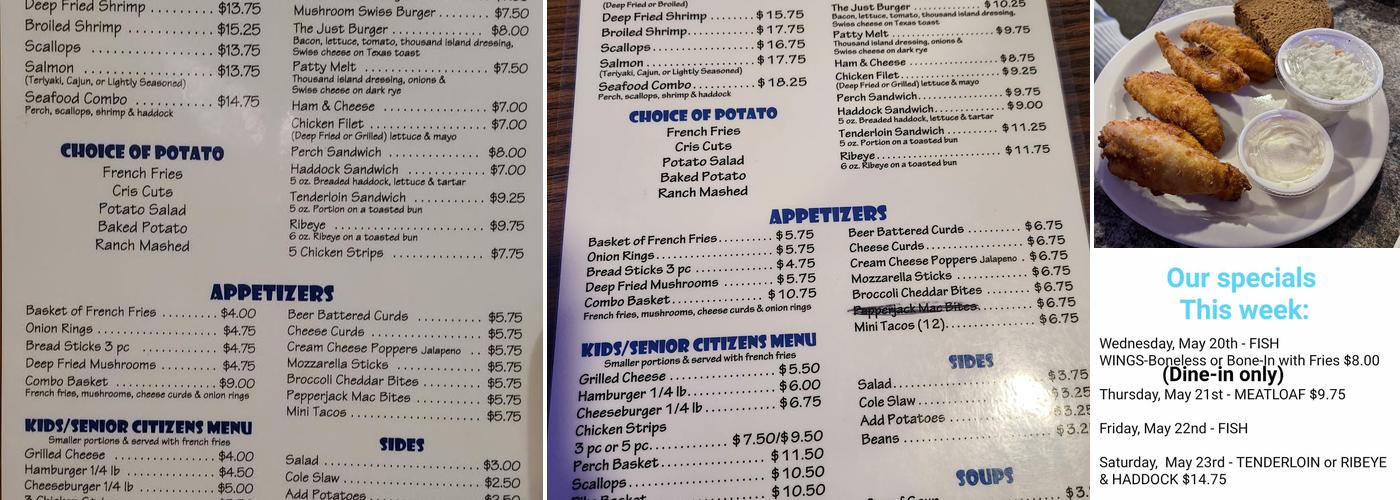 Just Stop In Menu