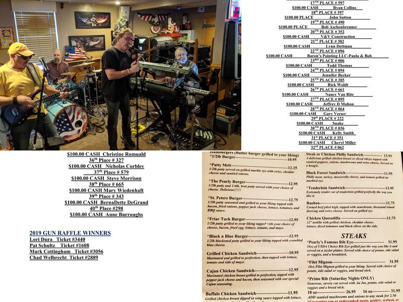 Pearly Gates Bar & Grill Menu