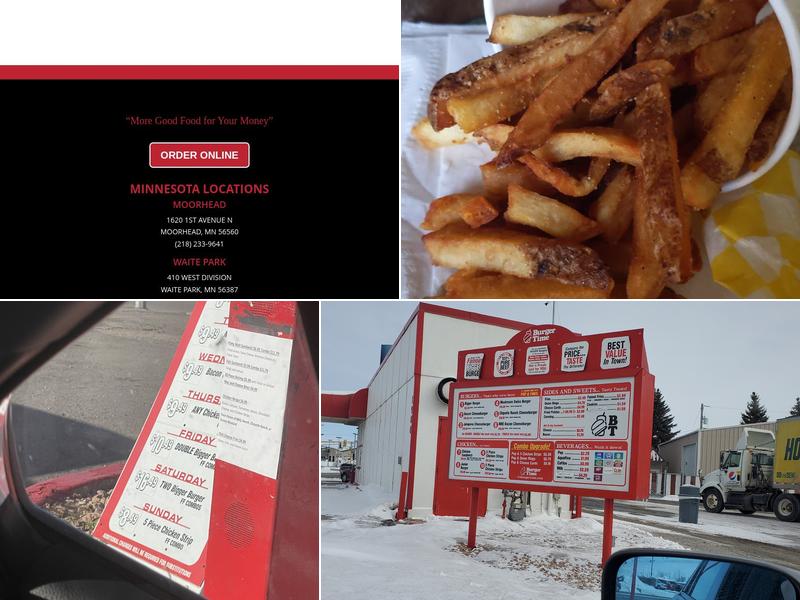 Burger Time Menu