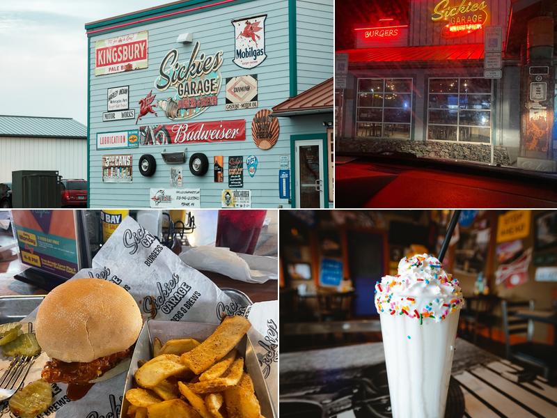 Sickies Garage Burgers & Brews 3431 Fiechtner Dr S, Fargo