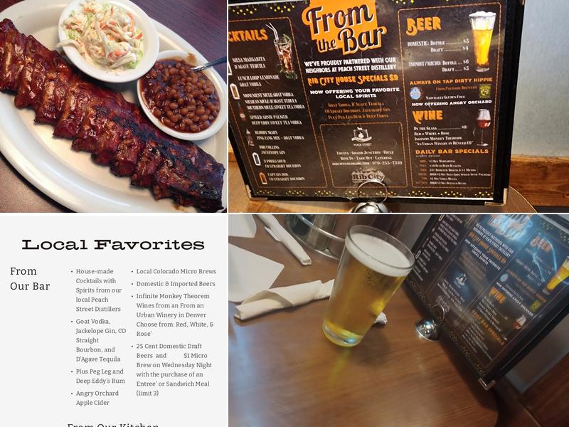 Rib City Grill - Fruita Menu