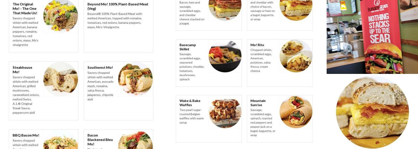 Smiling Moose Menu