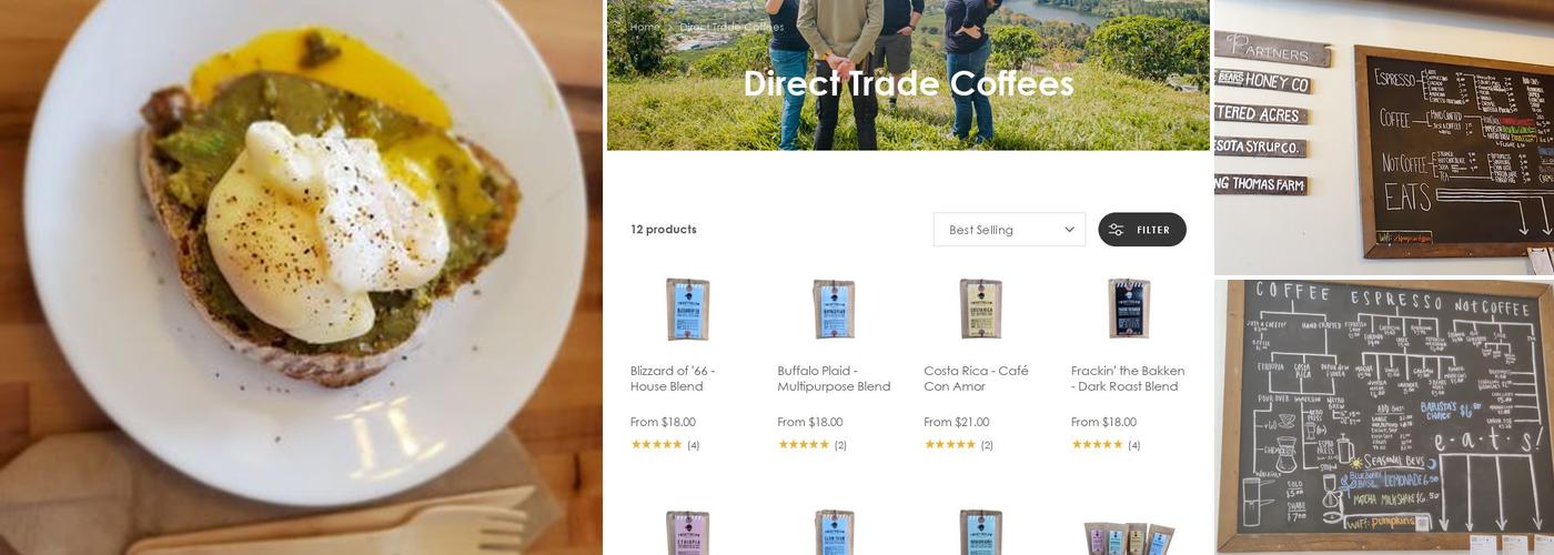 Twenty Below Coffee Co. Fargo Menu
