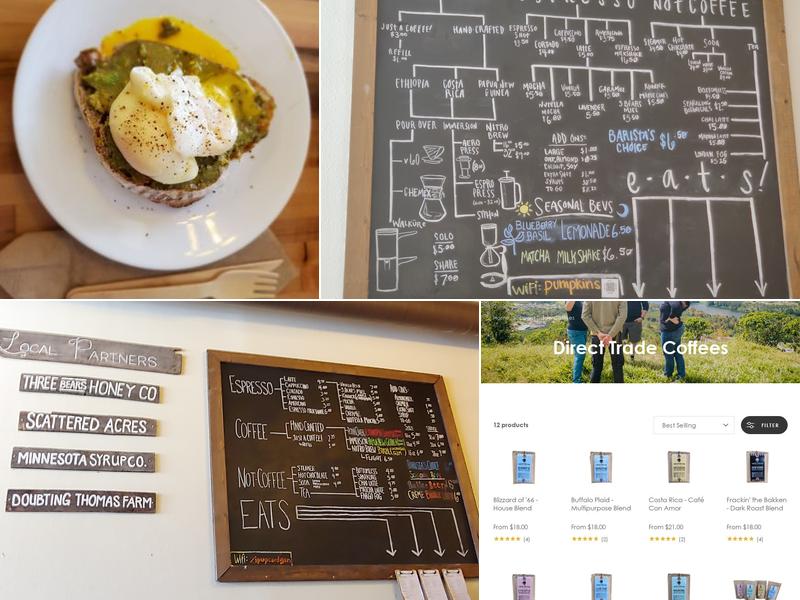 Twenty Below Coffee Co. Fargo Menu