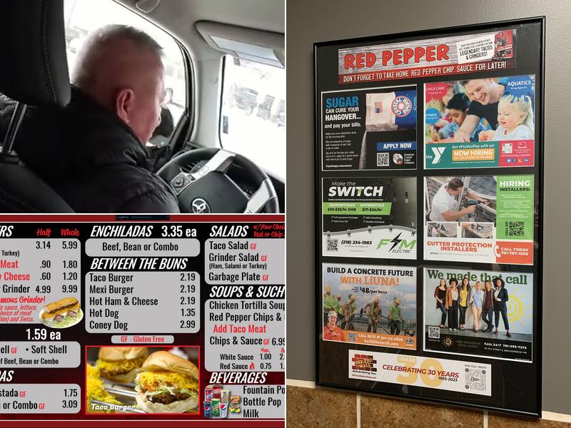 Red Pepper Fargo Menu