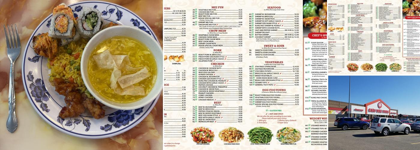 China Buffet Menu