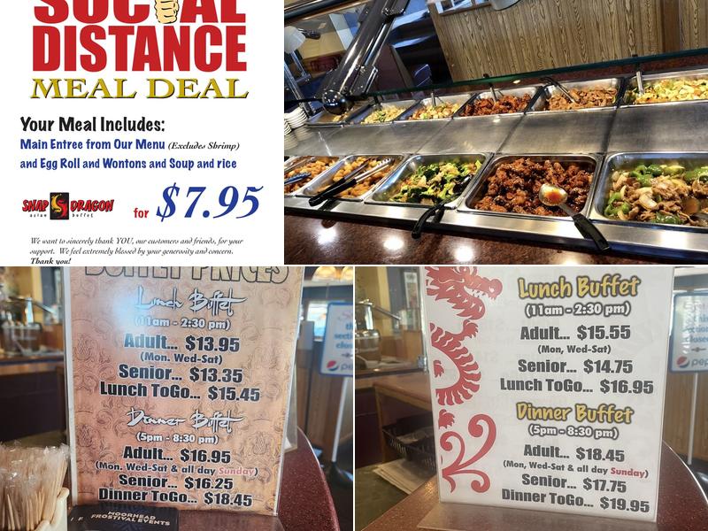 Snap Dragon Asian Buffet Menu