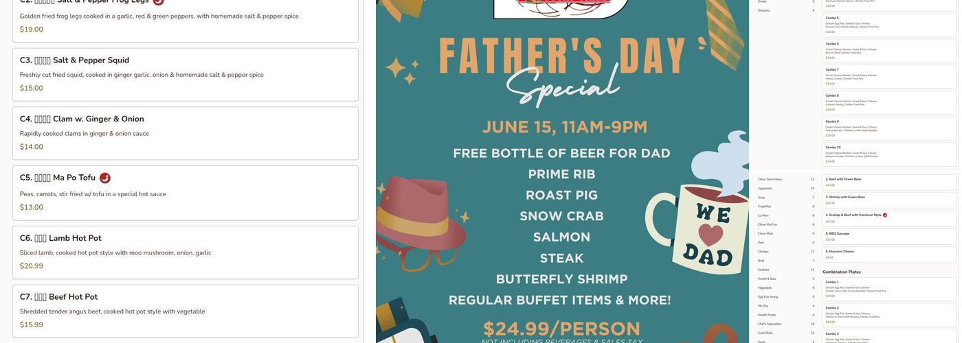 Super Buffet Sushi & Grill Menu