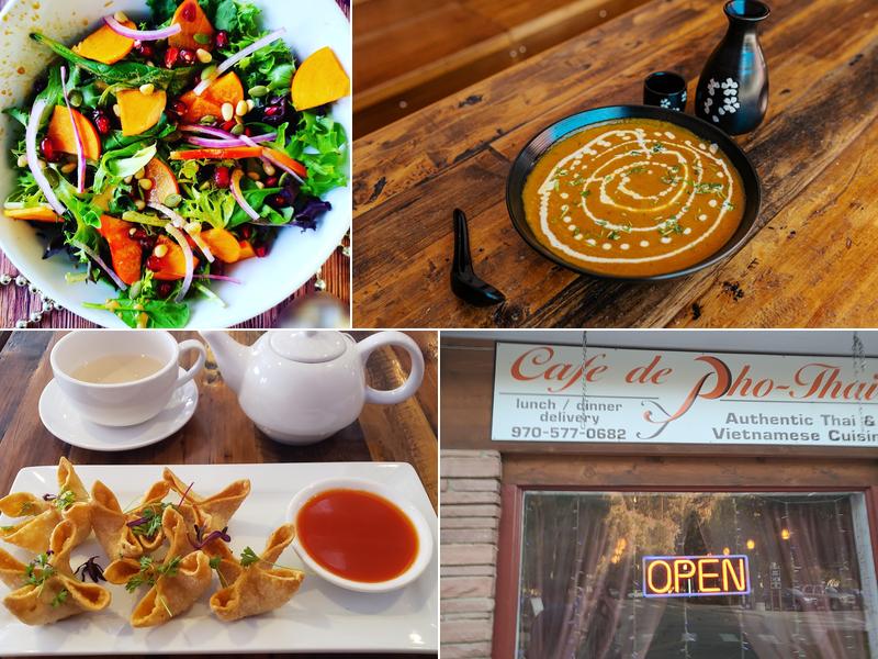 Cafe De Pho Thai 225 W Riverside Dr, Estes Park