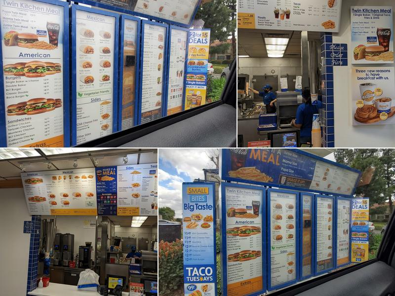 Baker's Drive-Thru Menu