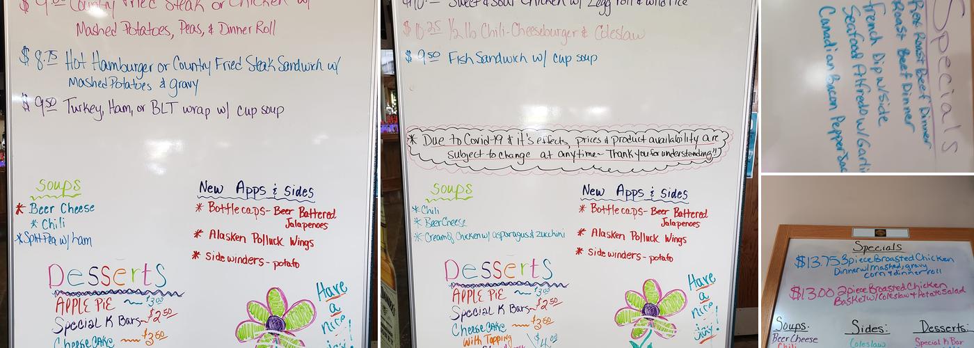 Hagge's Bar & Grill Menu