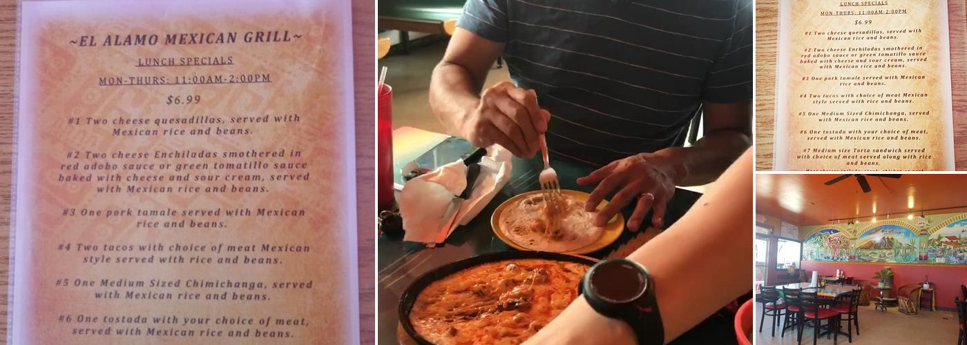 El Alamo Mexican Grill Menu