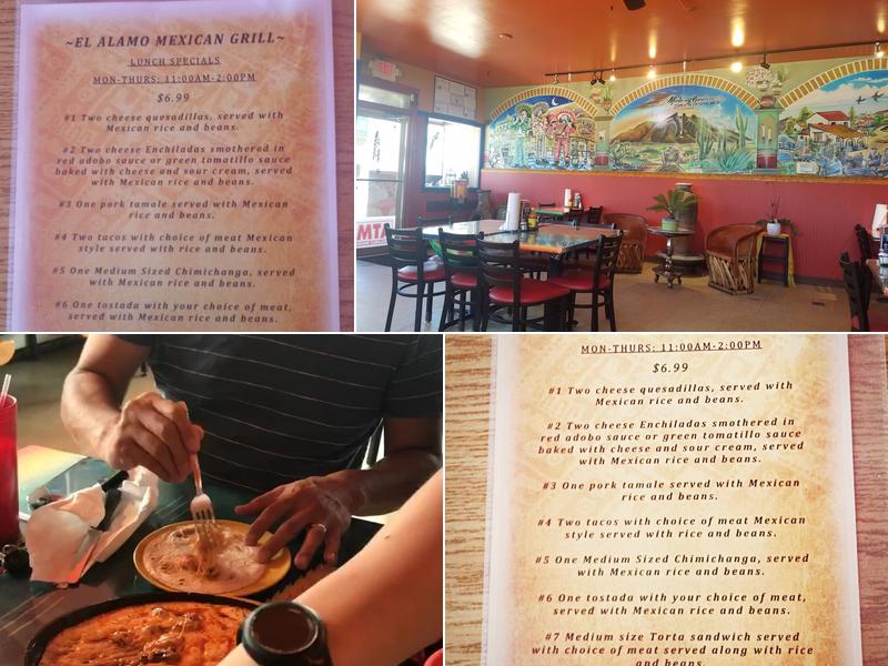El Alamo Mexican Grill Menu