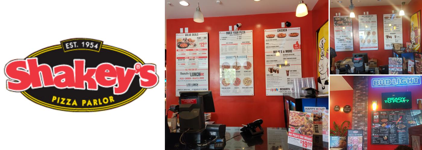 Shakey's Pizza Parlor Menu