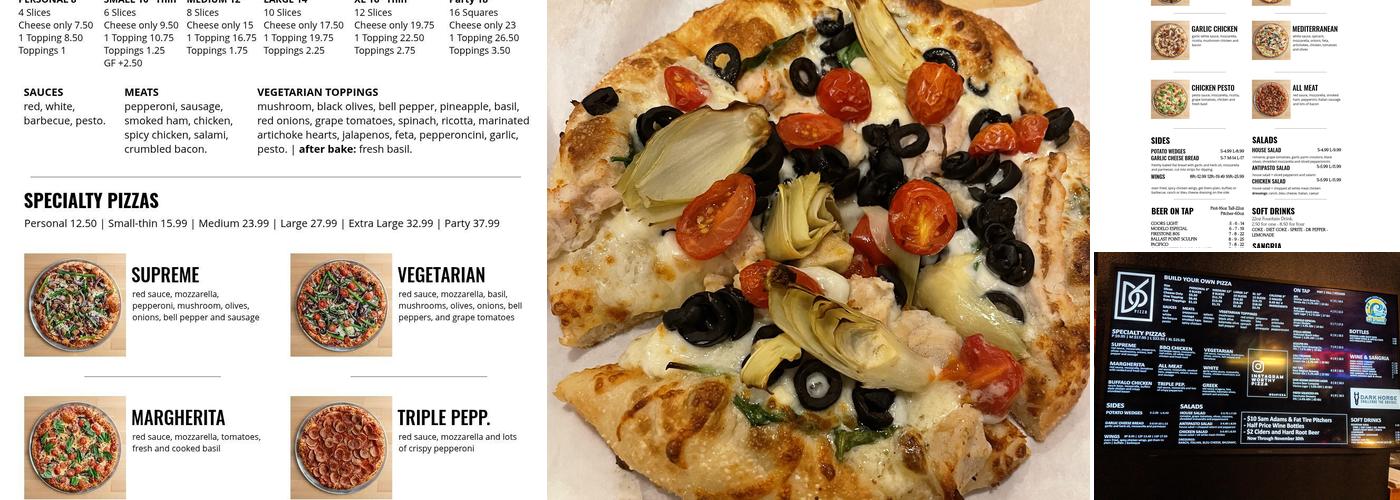 D6 Pizza - Hesperia Menu
