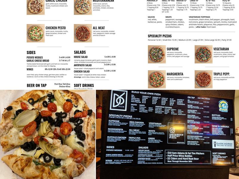 D6 Pizza - Hesperia Menu