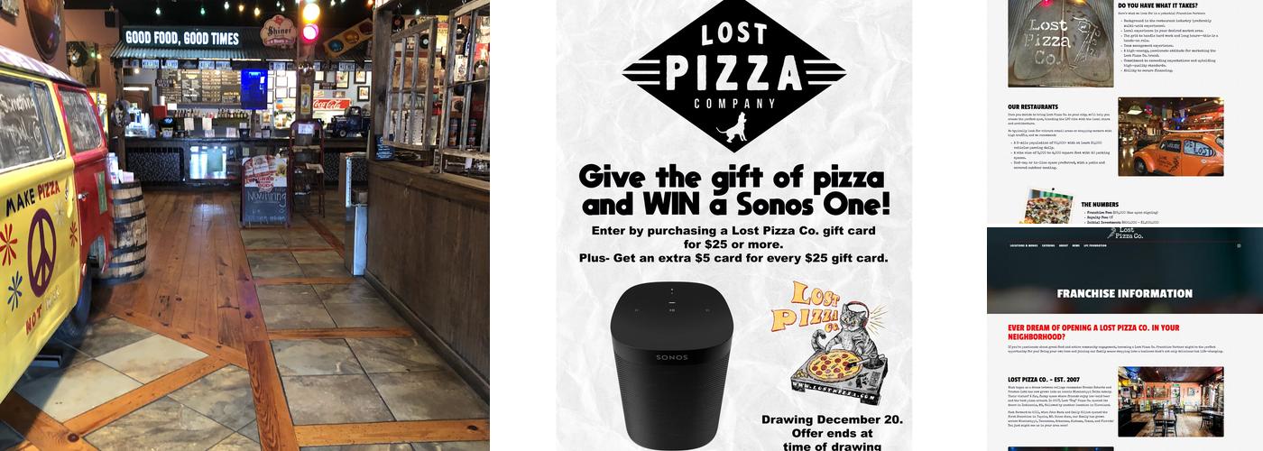 Lost Pizza Co. Ridgeland Menu