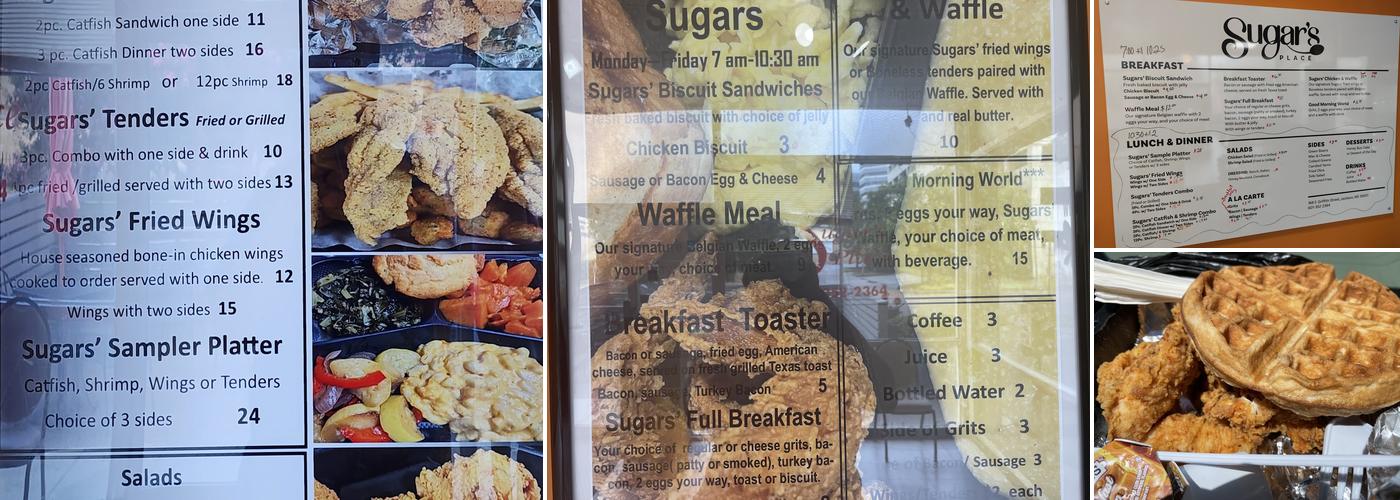 Sugar's Place Menu