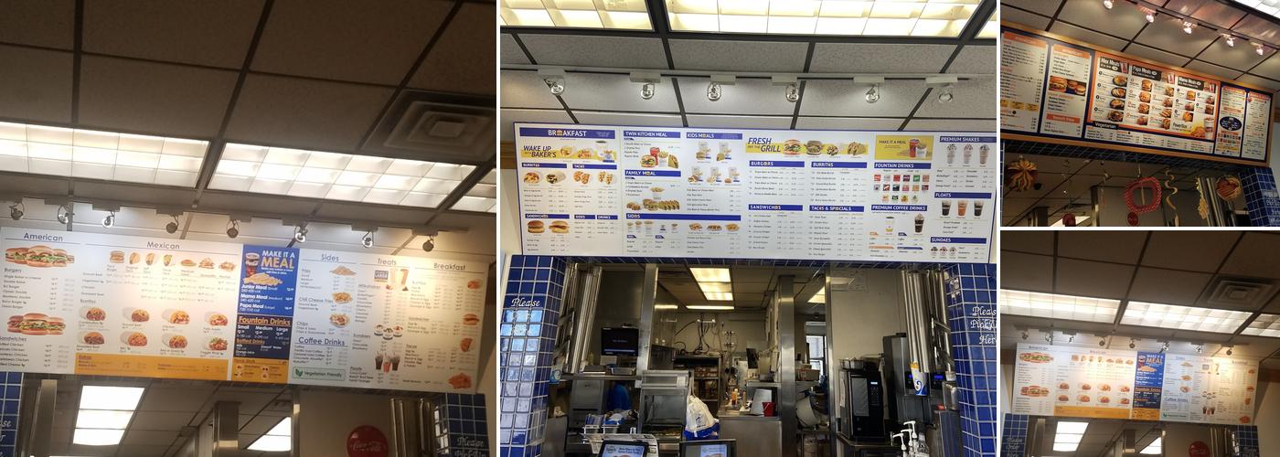 Baker's Drive-Thru Menu