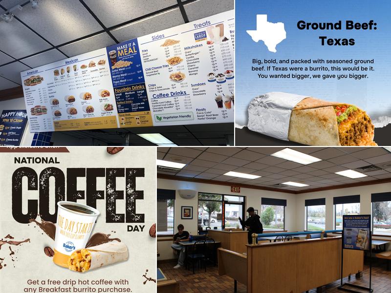 Baker's Drive-Thru Menu