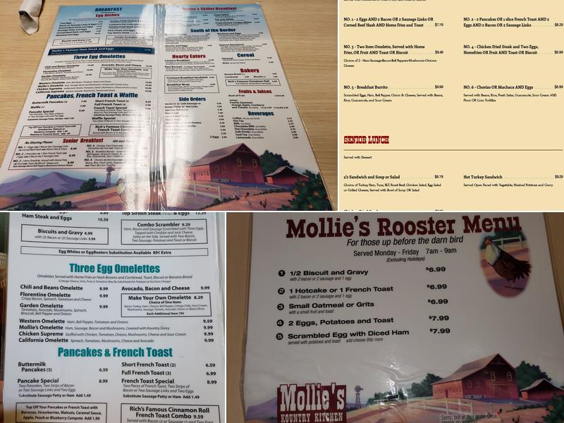 Mollie's Kountry Kafe Menu