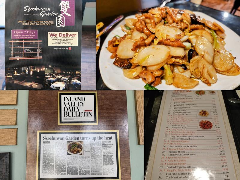 Szechuwan Garden Menu