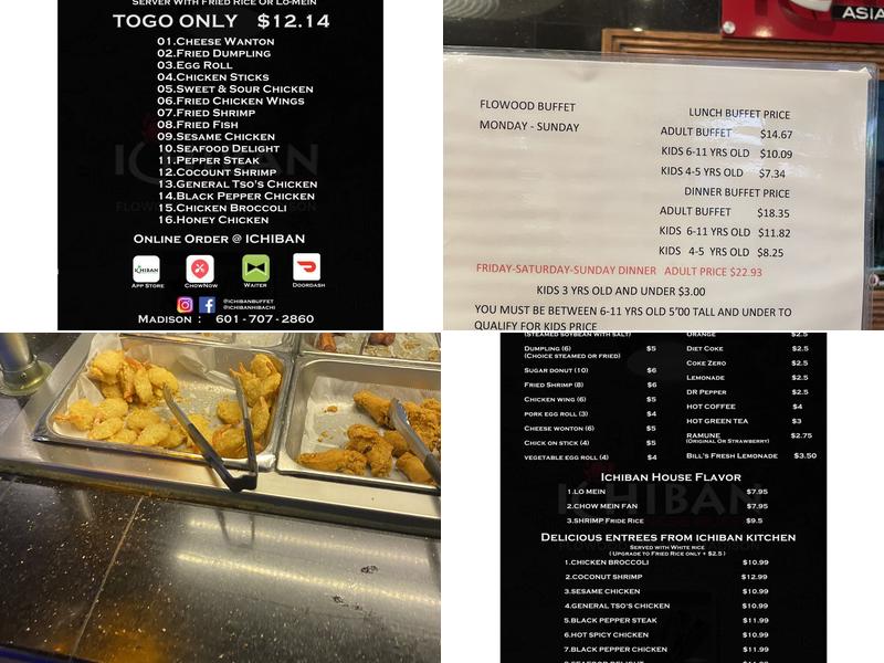 Ichiban Asian Bistro & Go--Flowood Menu